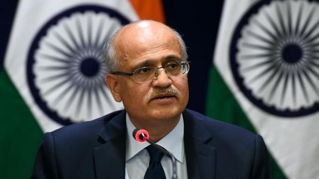 Indian Foreign Secretary Vijay Keshav Gokhale.(AFP file photo)