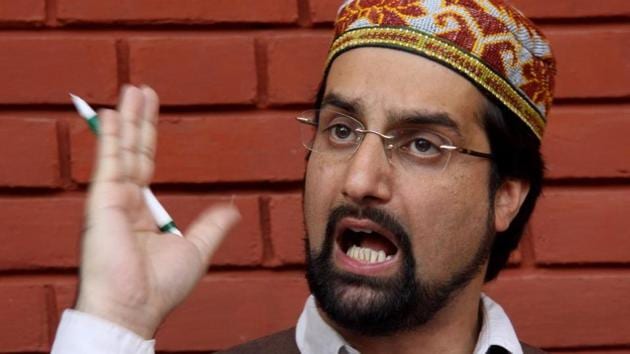 Chairman of the moderate faction of Hurriyat Conference Mirwaiz Umar Farooq.(HT file photo)