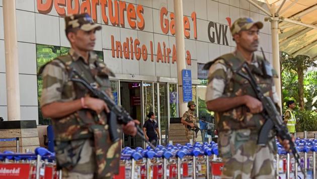 Mumbai Airport’s Terminal 2 on Saturday received a threat call following which the offices of various airlines at the departures (level 4), pre-security hold area and the arrivals (level 2) area were evacuated. The threat call was later classified as “non-specific”. No operations, however, were affected since the runway was closed till 5 pm. (Satyabrata Tripathy / HT File) Mumbai Airport’s Terminal 2 on Saturday received a threat call following which the offices of various airlines at the departures (level 4), pre-security hold area and the arrivals (level 2) area were evacuated. The threat call was later classified as “non-specific”. No operations, however, were affected since the runway was closed till 5 pm. (Satyabrata Tripathy / HT File)