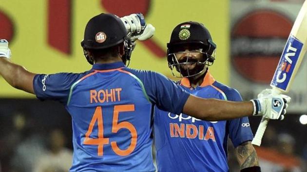 File image of Rohit Sharma and Virat Kohli.(PTI) File image of Rohit Sharma and Virat Kohli.(PTI)