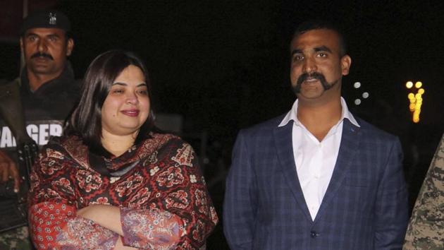 Wing Commander Abhinandan Varthaman, who crossed the Wagah-Attari border post into India from Pakistan on Friday evening, met with his family members briefly upon his arrival in Delhi late in the night. The Wg Cdr is going through a process called “cooling down” and this exercise is likely to continue for a few more days. He will be kept under medical observation, given counselling as well as debriefed by the air force. (PTI) Wing Commander Abhinandan Varthaman, who crossed the Wagah-Attari border post into India from Pakistan on Friday evening, met with his family members briefly upon his arrival in Delhi late in the night. The Wg Cdr is going through a process called “cooling down” and this exercise is likely to continue for a few more days. He will be kept under medical observation, given counselling as well as debriefed by the air force. (PTI)