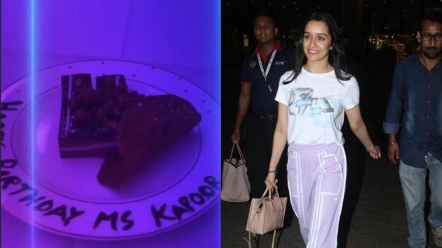 Shraddha Kapoor got a mid-air surprise on her birthday.(Varinder Chawla) Shraddha Kapoor got a mid-air surprise on her birthday.(Varinder Chawla)