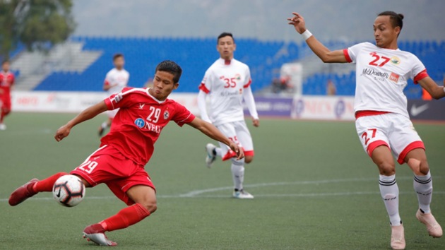 Shillong Lajong were on Monday relegated from the I-League after they suffered a 1-4 defeat at the hands of former champions Aizawl FC in their penultimate round match in Aizawl.(Twitter)