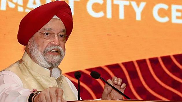 Union minister of state for housing and urban affairs Hardeep Singh Puri said that the government will release proof of air strikes on JeM camp at the right time.(PTI File Photo)