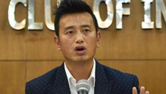 Former Indian football team captain Bhaichung Bhutia released the election manifesto of his Hamro Sikkim Party in Gangtok on SUnday. (PTI FILE PHOTO) Former Indian football team captain Bhaichung Bhutia released the election manifesto of his Hamro Sikkim Party in Gangtok on SUnday. (PTI FILE PHOTO)