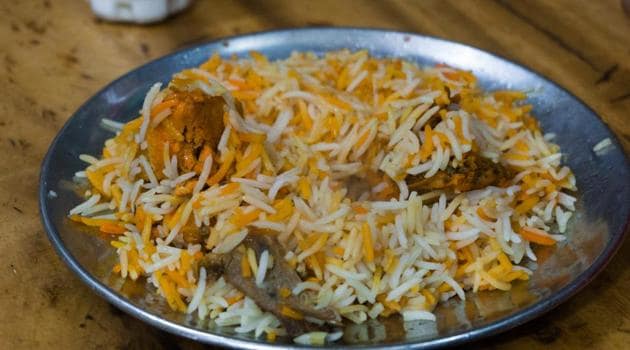 Online food delivery platforms have now crowned biryani as the king of most-craved dishes.(Sarang Gupta/Hindustan Times)