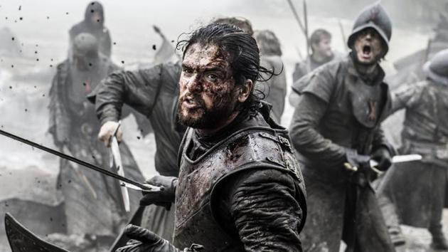 Jon Snow in a still from Game of Thrones.