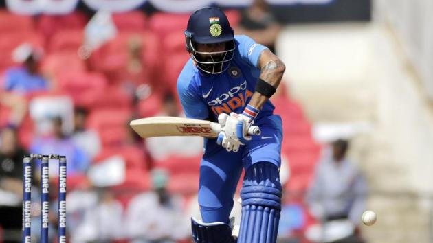 Virat Kohli bats during the second one-day international cricket match between India and Australia in Nagpur. (AP) Virat Kohli bats during the second one-day international cricket match between India and Australia in Nagpur. (AP)
