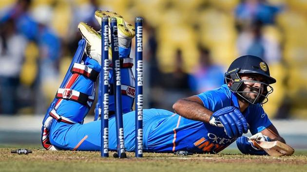 India's Vijay Shankar is run-out during the 2nd ODI cricket match against Australia. (PTI) India's Vijay Shankar is run-out during the 2nd ODI cricket match against Australia. (PTI)