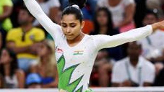 File image of Dipa Karmakar.(PTI) File image of Dipa Karmakar.(PTI)