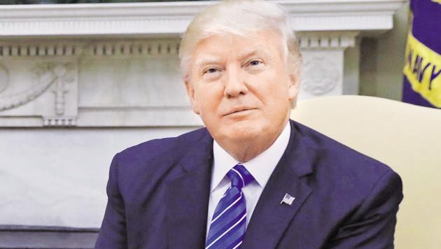 Trump, 72, passed his annual medical exam in February with flying colors and was declared to be “in very good health.”(REUTERS)