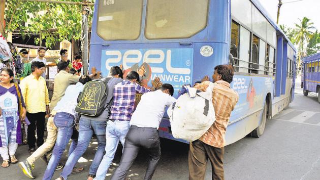 One of the most common complaints is breakdown of PMPML buses. (HT FILE PHOTO) One of the most common complaints is breakdown of PMPML buses. (HT FILE PHOTO)