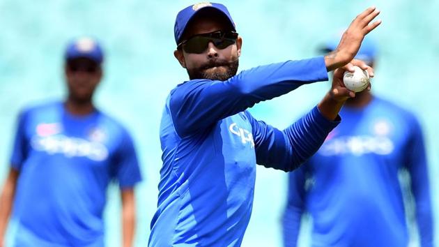 Ravindra Jadeja attends a team training session at the Sydney Cricket Ground in Sydney. (AFP) Ravindra Jadeja attends a team training session at the Sydney Cricket Ground in Sydney. (AFP)