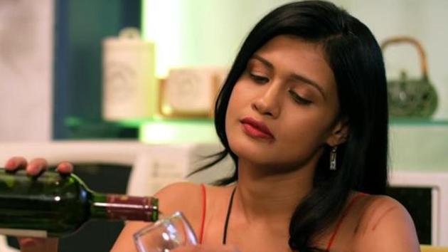 Meera Iyer in a still from the short film.