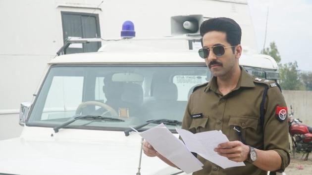 Article 15 first look has Ayushmann Khurrana as a policeman.