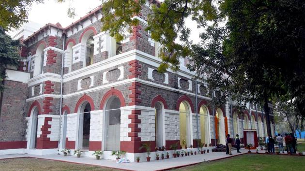 Azaadi Ke Diwane is the fifth in a series of recently inaugurated museums at the Red Fort complex and repurposes a two-storeyed barracks building there that had been lying disused for decades. (Amal KS / HT Photo) Azaadi Ke Diwane is the fifth in a series of recently inaugurated museums at the Red Fort complex and repurposes a two-storeyed barracks building there that had been lying disused for decades. (Amal KS / HT Photo)