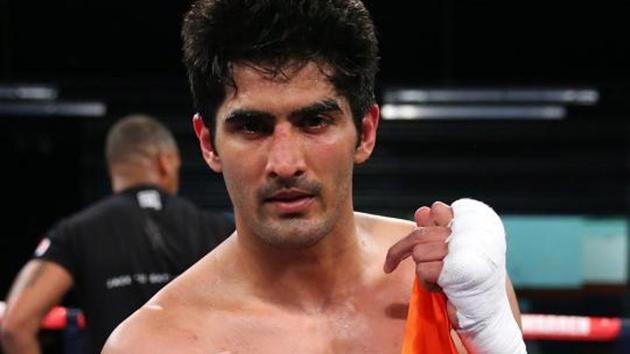 File image of Vijender Singh. (Getty Images) File image of Vijender Singh. (Getty Images)
