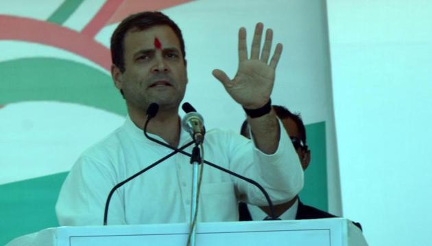 Rahul Gandhi met a select group of Congress leaders from West Bengal in New Delhi on Wednesday to discuss the strategy ahead of the national polls due next month.(ANI) Rahul Gandhi met a select group of Congress leaders from West Bengal in New Delhi on Wednesday to discuss the strategy ahead of the national polls due next month.(ANI)