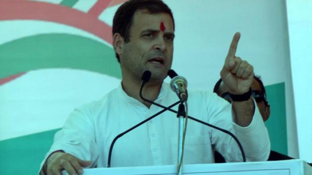 Rahul Gandhi addressing at a pubilc rally in Ranchi, March 2, 2019. The Congress president will address election rallies across the country this week. (ANI) Rahul Gandhi addressing at a pubilc rally in Ranchi, March 2, 2019. The Congress president will address election rallies across the country this week. (ANI)