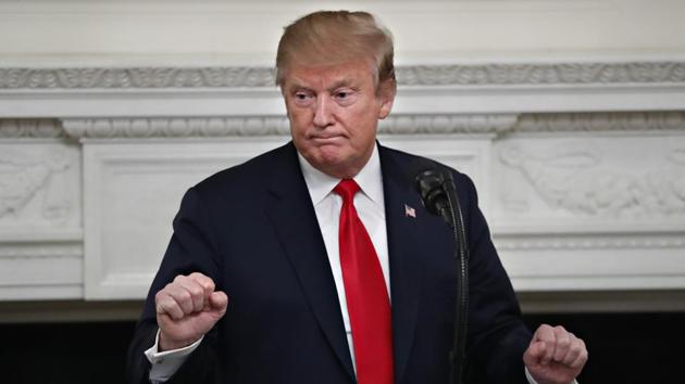 President Donald Trump had sought $5.7 billion for the wall. But Democrats, who control the House, gave him only $1.3 billion. (AP) President Donald Trump had sought $5.7 billion for the wall. But Democrats, who control the House, gave him only $1.3 billion. (AP)