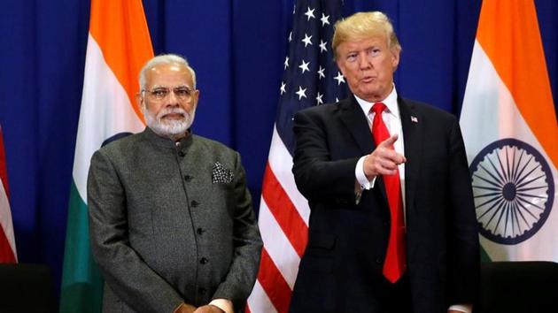 U.S. President Donald Trump with Indian Prime Minister Narendra Modi in Manila, Philippines.(REUTERS FILE PHOTO)