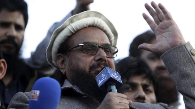 The confiscation of properties of the Hafiz-Saeed-led Jamaat-ud-Dawa (JuD) and Falah-e-Insaniat Foundation (FIF) comes after Pakistan formally placed the proscribed organisations in the list of banned organisations on Tuesday.(AP)