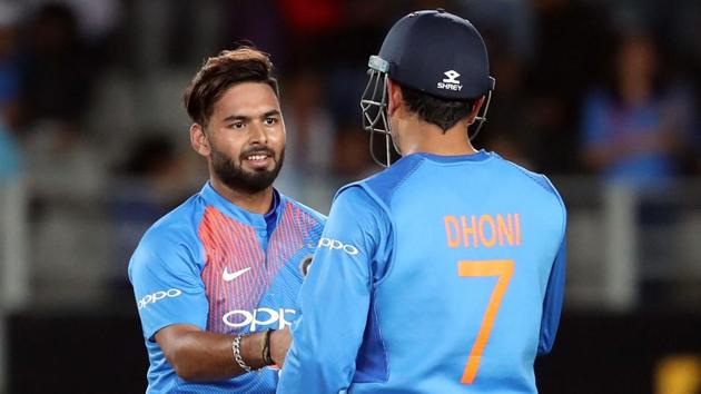 File photo of MS Dhoni and Rishabh Pant. (AFP) File photo of MS Dhoni and Rishabh Pant. (AFP)