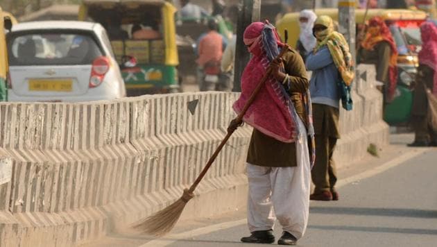 The city has been ranked 83rd among 425 cities in the latest cleanliness survey conducted by the central government under the Swachh Bharat Mission. (HT File Photo) The city has been ranked 83rd among 425 cities in the latest cleanliness survey conducted by the central government under the Swachh Bharat Mission. (HT File Photo)
