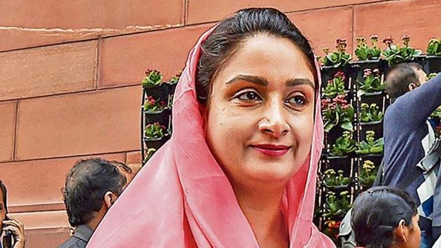 Union minister Harsimrat Kaur Badal (PTI) Union minister Harsimrat Kaur Badal (PTI)