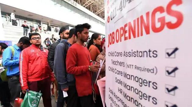 The findings are contrary to the official and other industry data which show that there was massive job losses since the the note-bank and GST implementation in this very sector.(HT file photo) The findings are contrary to the official and other industry data which show that there was massive job losses since the the note-bank and GST implementation in this very sector.(HT file photo)
