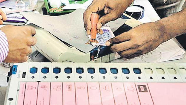 The model code of conduct starts as soon as polls to either state assemblies or the Lok Sabha are announced by the Election Commission and is enforced by the poll watchdog.(HT file photo)