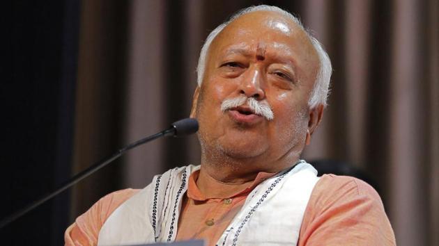 Mohan Bhagwat, chief of the Hindu nationalist organisation Rashtriya Swayamsevak Sangh (RSS). Image for representation. (REUTERS FILE PHOTO) Mohan Bhagwat, chief of the Hindu nationalist organisation Rashtriya Swayamsevak Sangh (RSS). Image for representation. (REUTERS FILE PHOTO)