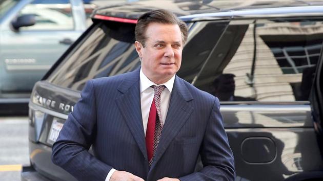 Former Trump campaign chairman Paul Manafort sentenced to 47 months in prison.(REUTERS)