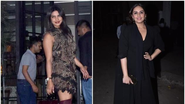 A host of Bollywood A-listers like Priyanka Chopra, Malaika Arora, Akshay Kumar among others were spotted at Soho House on Friday.(Varinder Chawla)