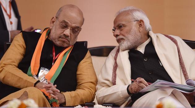 Referring to the plan to dump or change candidates, a BJP leader described it as “Gujarat model”.(Raj K Raj/HT File Photo) Referring to the plan to dump or change candidates, a BJP leader described it as “Gujarat model”.(Raj K Raj/HT File Photo)