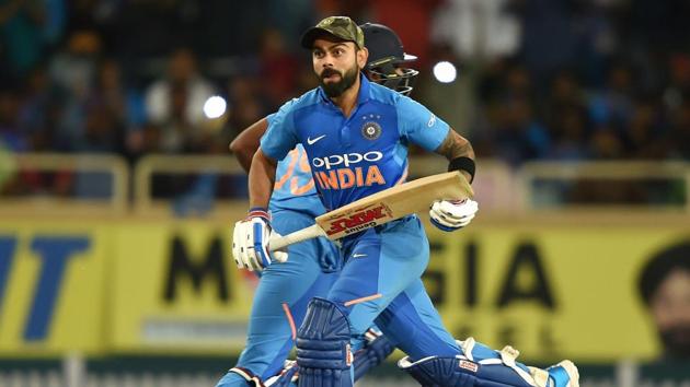 Virat Kohli in action.(PTI)