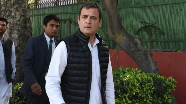 Congress president Rahul Gandhi. (Arvind Yadav/HT PHOTO) Congress president Rahul Gandhi. (Arvind Yadav/HT PHOTO)