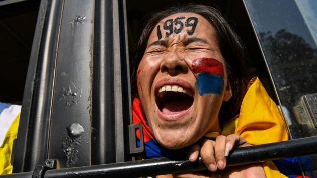 A report, released on the eve of the March 1959 uprising, by the Freedom House states that freedom of religion continues to be “harshly restricted” in the Tibet Autonomous region.(AFP) A report, released on the eve of the March 1959 uprising, by the Freedom House states that freedom of religion continues to be “harshly restricted” in the Tibet Autonomous region.(AFP)