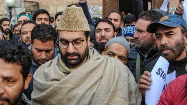 Chairman of moderate faction of Hurriyat conference Mirwaiz Umer Farooq was among seven separatist leaders whose houses were raided by the NIA in February . (PTI FLE PHOTO) Chairman of moderate faction of Hurriyat conference Mirwaiz Umer Farooq was among seven separatist leaders whose houses were raided by the NIA in February . (PTI FLE PHOTO)
