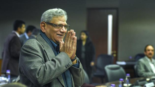 CPI(M) general secretary Sitaram Yechury in New Delhi. (PTI) CPI(M) general secretary Sitaram Yechury in New Delhi. (PTI)