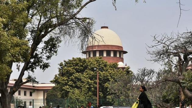The Supreme Court will be taking up petitions challenging the 10% quota for poorer sections to see if a five-judge constitution bench needs to look into the constitution amendment. The petition challenging the Constitution (103rd) Amendment Act contends that the law alters the “basic structure” of the Constitution. (Biplov Bhuyan / HT File)