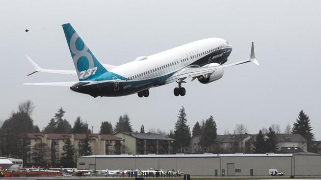 A Boeing 737 MAX takes off during a flight test in Renton, Washington January 29, 2016.(REUTERS FILE PHOTO)