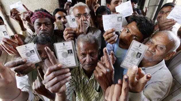 Lok Sabha Elections 2019: Over seven crore voters are set to cast their votes at 72,723 booths spread across Bihar during the Lok Sabha elections, the results of which would be announced on May 23. (HT File Photo) Lok Sabha Elections 2019: Over seven crore voters are set to cast their votes at 72,723 booths spread across Bihar during the Lok Sabha elections, the results of which would be announced on May 23. (HT File Photo)