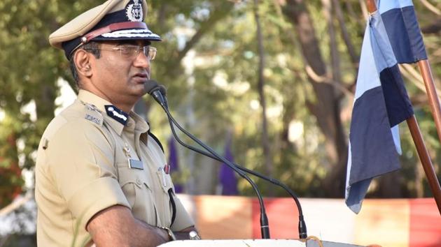 Special IG Wadke was in the city to inspect an all women’s parade on Monday, a day after the model code of conduct was enforced by the Election Commission of India. (HT PHOTO) Special IG Wadke was in the city to inspect an all women’s parade on Monday, a day after the model code of conduct was enforced by the Election Commission of India. (HT PHOTO)