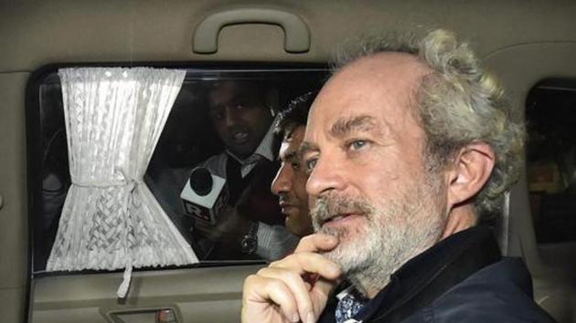 A Delhi court on Tuesday allowed officers of the Enforcement Directorate (ED) to interrogate Christian Michel, an alleged middleman in the ₹3,600 crore deal for 12 AgustaWestland helicopters. (PTI) A Delhi court on Tuesday allowed officers of the Enforcement Directorate (ED) to interrogate Christian Michel, an alleged middleman in the ₹3,600 crore deal for 12 AgustaWestland helicopters. (PTI)