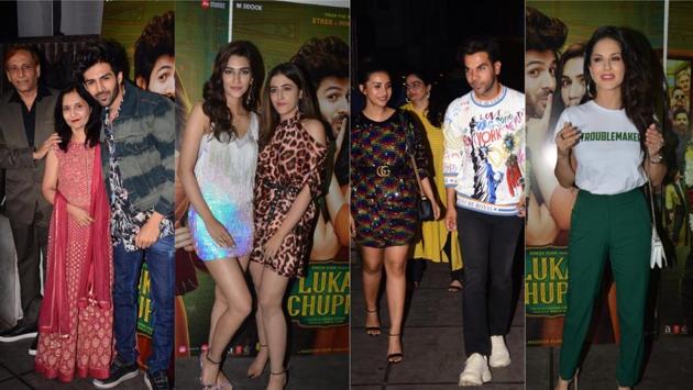 Luka Chuppi success bash: Kartik Aaryan, Kriti Sanon, Sunny Leone,  Rajkummar Rao attend the party. See pics | Bollywood - Hindustan Times