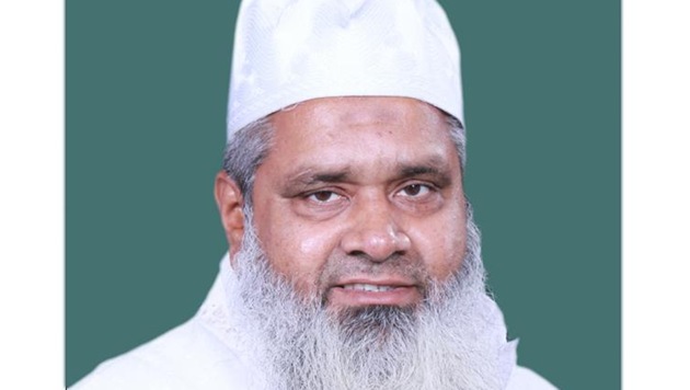 AIUDF founder Badruddin Ajmal is the sitting MP from Assam’s Dhubri constituency.(HT PHOTO)