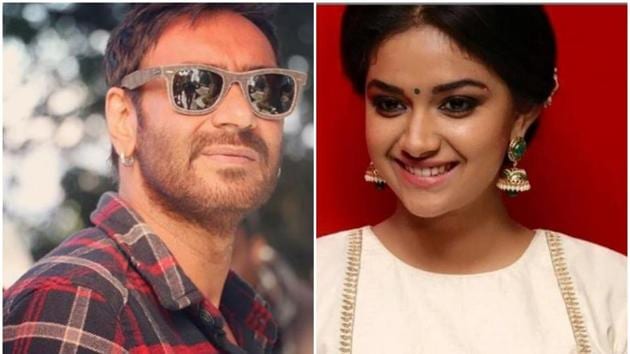 Ajay Devgn will play footballer Syed Abdul Rahim while Keerthy Suresh will be seen as his love interest.(Instagram)