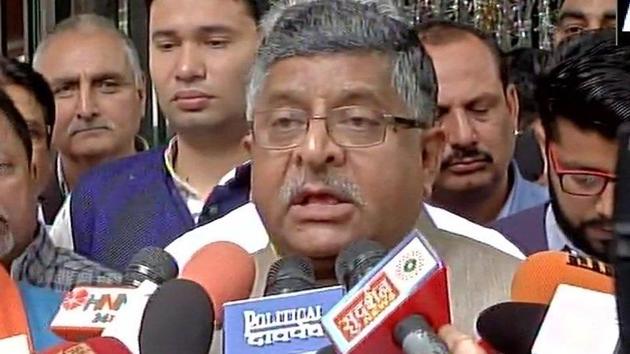 Ravi Shankar Prasad alleged that the policemen in Bengal act like Trinamool cadre. (ANI) Ravi Shankar Prasad alleged that the policemen in Bengal act like Trinamool cadre. (ANI)