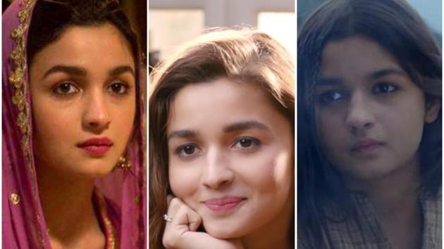 Alia Bhatt in stills from Raazi, Dear Zindagi and Highway.